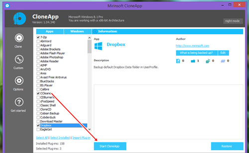 Hướng dẫn sử dụng CloneApp