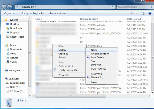 5 cách khắc phục những lỗi thông thường cho máy tính Tập tin quan trọng bị xóa