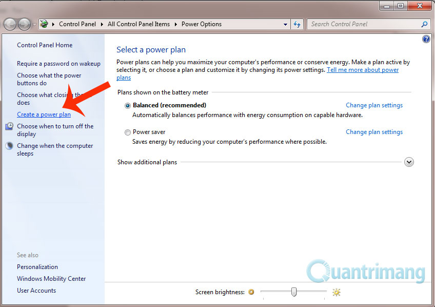 Tự tạo 1 thiết lập nguồn điện riêng cho Windows trên Laptop?