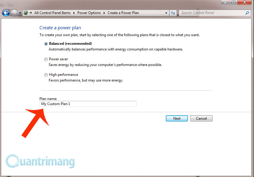 Tự tạo 1 thiết lập nguồn điện riêng cho Windows trên Laptop?