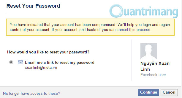 Cách lấy lại tài khoản Facebook bị hack
