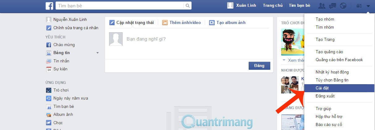 Hướng dẫn khoá Facebook tạm thời