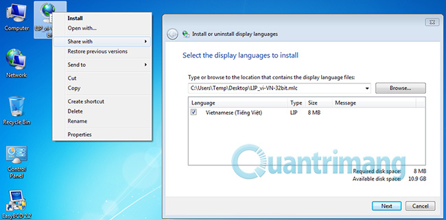 Cách Chuyển Sang Giao Diện Tiếng Việt Cho Windows 7 - Quantrimang.Com