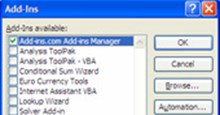 MS Excel 2003 - Bài 14: Cài đặt và gỡ bỏ Add-in Excel miễn phí