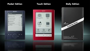 Sony ra mắt sách điện tử 3G