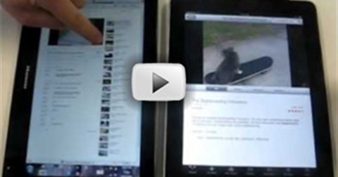 Video - Slate Windows 7 "so găng" iPad