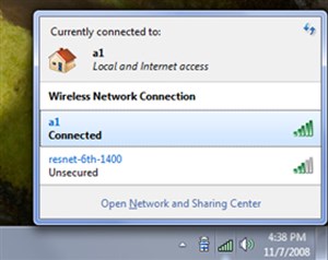 Cách quản lý mạng wifi trong Windows 7