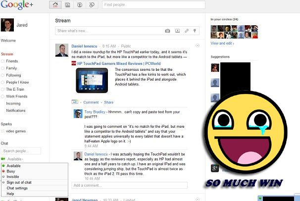 Những thành, bại của Google trong nửa đầu 2011