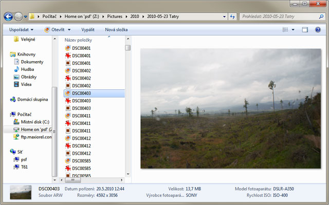 Đã có thể xem file RAW trong Windows