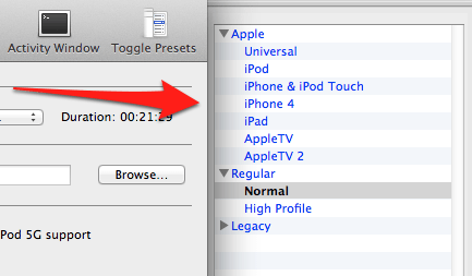 Chuyển đổi file .MKV để xem trên iPad trong Mac OS X