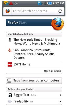 Chọn trình duyệt di động cho điện thoại Android