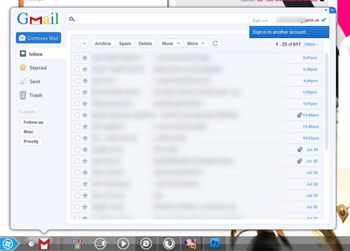 Check mail, lướt Facebook không cần đến trình duyệt web