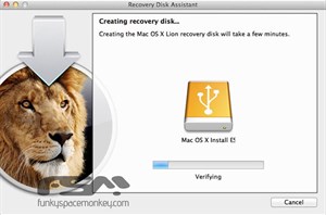 Tạo đĩa phục hồi hệ điều hành Mac OS X Lion