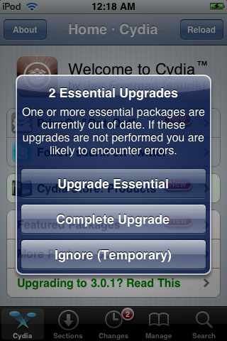 Hướng dẫn sử dụng Cydia cho người sở hữu iPhone