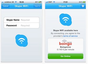 Skype giúp thiết bị iOS truy cập Wi-Fi toàn cầu