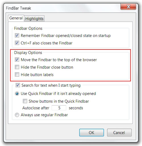 Tìm kiếm nội dung trên trang hiệu quả hơn trên Firefox