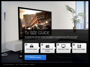 Sony cho người dùng thử mua TV Bravia 'ảo'