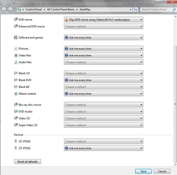 Điều chỉnh tùy chọn Autoplay trong Windows