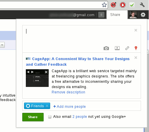 Hướng dẫn tích hợp Google Reader với Google+