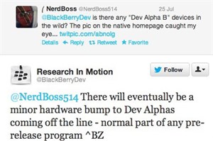Bản BlackBerry 10 mẫu thứ hai xuất hiện
