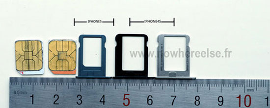 Lộ hình khay nano-SIM của iPhone thế hệ mới