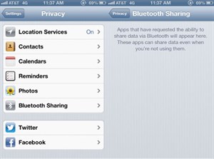 iOS 6 có thể cho phép chia sẻ file qua Bluetooth