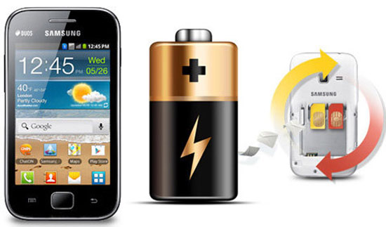 Thử pin smartphone 2 SIM Galaxy Ace Duos