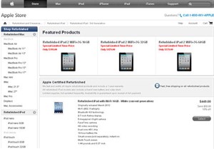 iPad 2012 'refurbished' có giá từ 450 USD