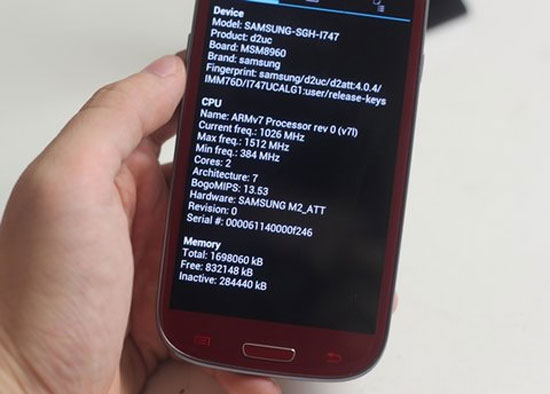 'Mở hộp' Galaxy S III màu đỏ đầu tiên ở Việt Nam