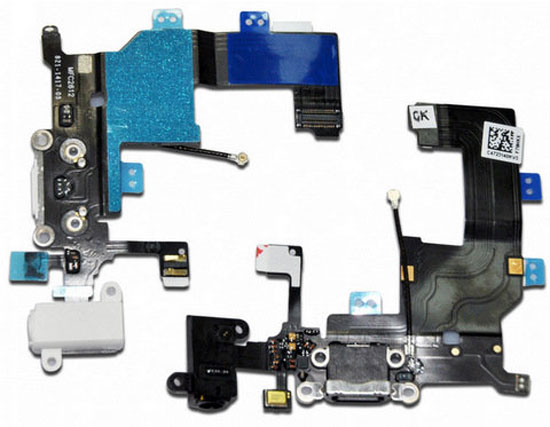 iPhone 5 màu trắng lộ ảnh mặt trước với màn hình 4 inch