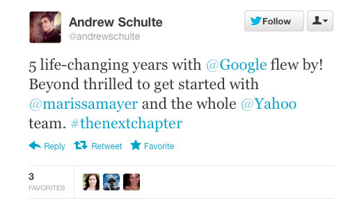 Nhân tài của Google tiếp tục "chảy" về Yahoo