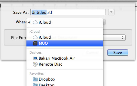 Lưu và chia sẻ tài liệu qua iCloud
