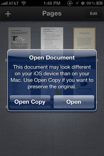 Lưu và chia sẻ tài liệu qua iCloud
