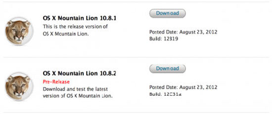 Apple ra Mac OS 10.8.2 cho lập trình viên hỗ trợ Facebook, iMessages