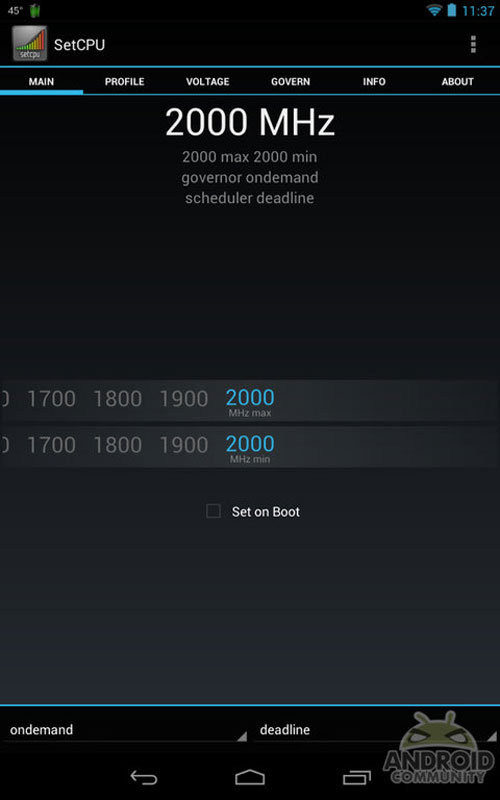 Nexus 7 'ép xung' lên 2 GHz thành công