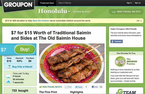 Groupon - ngày tàn đã đến?