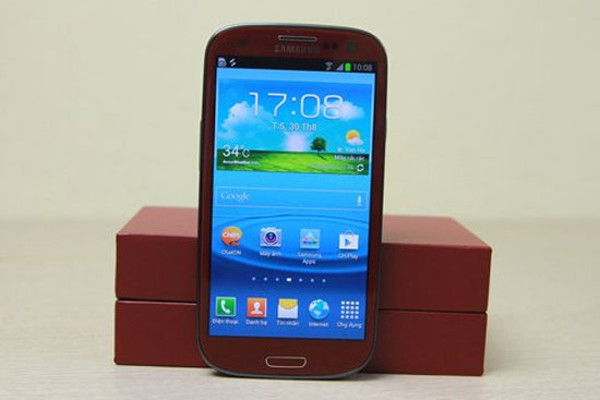 Galaxy S III màu đỏ chip lõi tứ bắt đầu bán ở VN