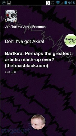 Tính năng Cover Feed Facebook cho Android cập nhật mang nội dung ra màn hình khóa