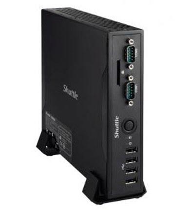 Sản phẩm nhỏ gọn, có thể đặt thẳng đứng khá đẹp mắt. Máy tính để bàn “mỏng hơn cuốn sách”