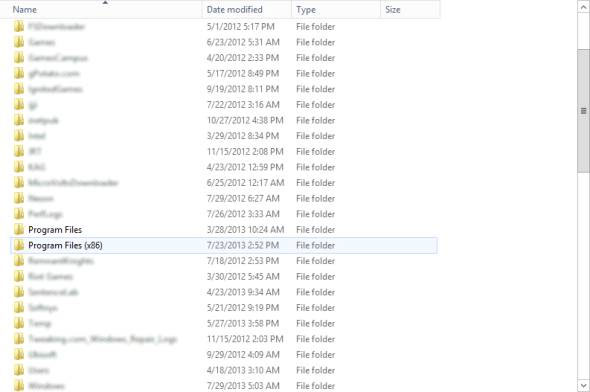 Folder Program Files (x86) 4 cách nhận biết máy tính chạy Windows 64 bit