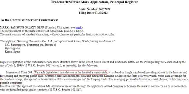 Smartwatch của Samsung sẽ có tên Galaxy Gear