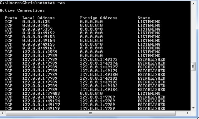 Lệnh Netstat –an 10 lệnh hữu ích trong Windows bạn nên biết