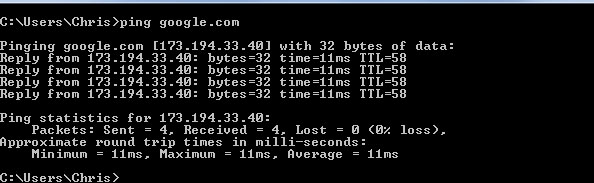 Lệnh Ping 10 lệnh hữu ích trong Windows bạn nên biết