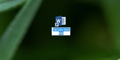 Tạo shortcut tài liệu Word đang xem dang dở trên Desktop