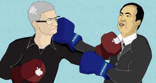Apple vs Samsung: Bảng điểm các hiệp đấu