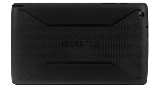Mặt sau của Tegra Tab.  Tablet mới của Nvidia có tên Tegra Tab