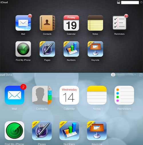 "Đám mây" của Apple được làm mới bằng giao diện iOS 7