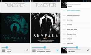 Tunester trình nghe nhạc tối giản dành cho Android