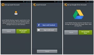 Sao lưu dữ liệu Android lên "mây"' với Avast Mobile Backup