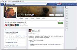 Tài khoản Facebook của Mark Zuckerberg bị hack